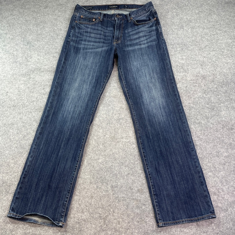 Lucky Brand Mens Jeans 34x34 Blue 361 Vintage Straight Dark Wash Denim